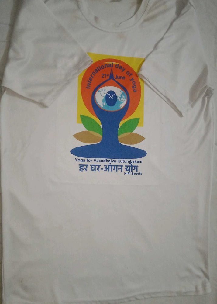 Yoga Day Graphic Tee/T-Shirt