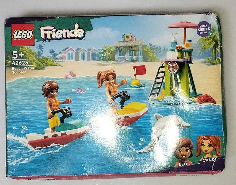 LEGO Friends Beach Water Scooter Lifeguard Toy