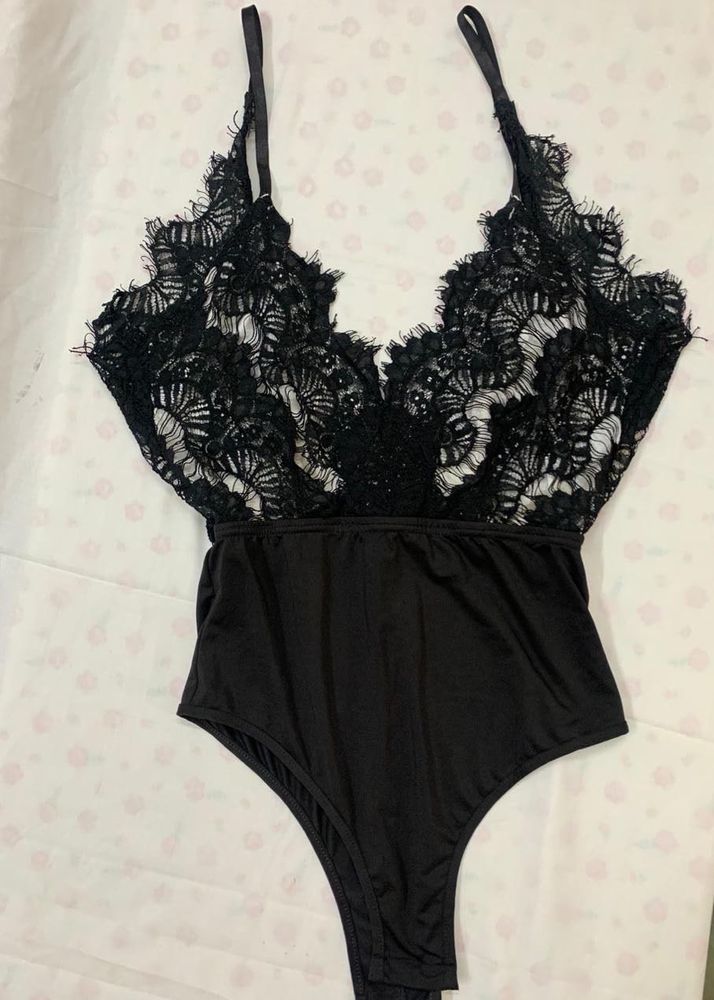 Black Lace Bodysuit