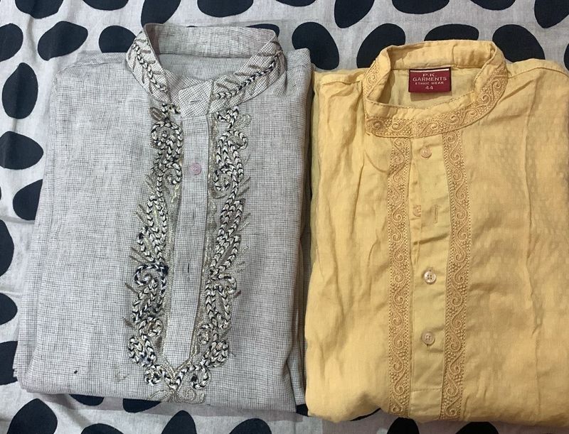 Elegant Yellow Kurta