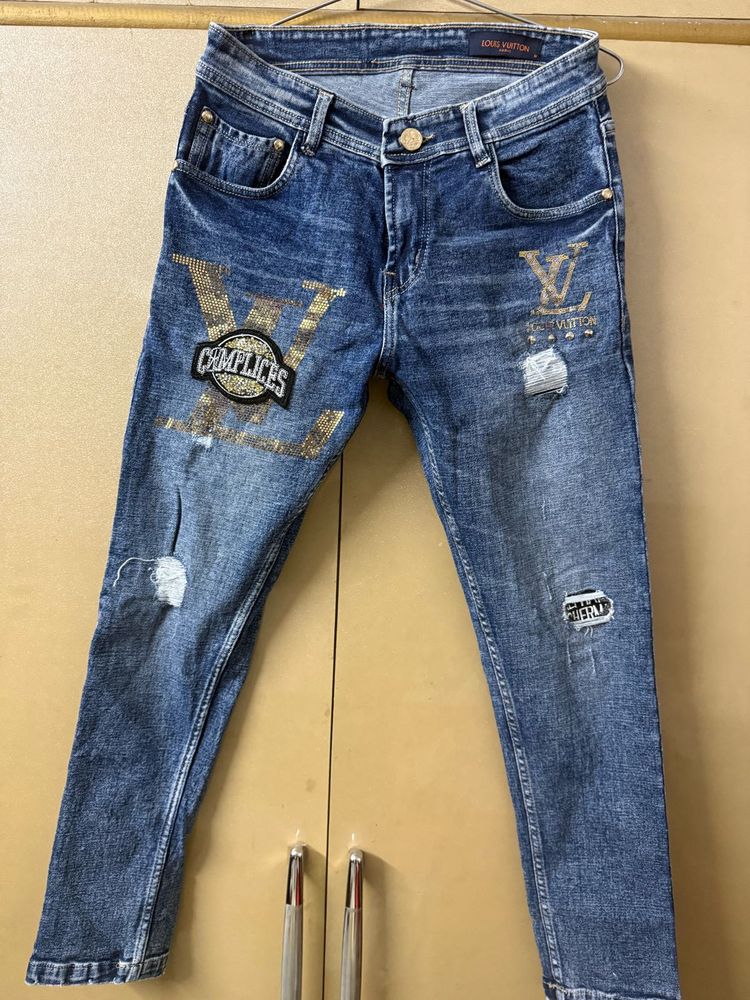 Louis Vuitton Embellished Jeans