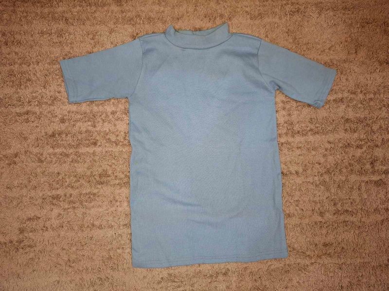 Blue Basic Top