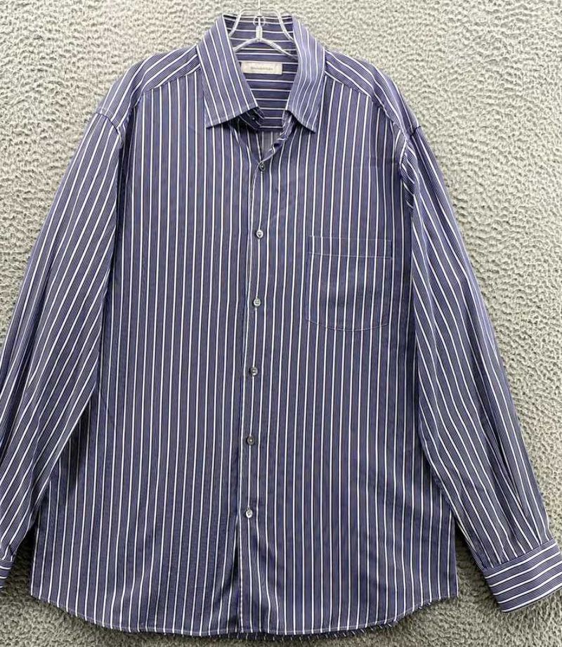 Striped Button-Down Shirt