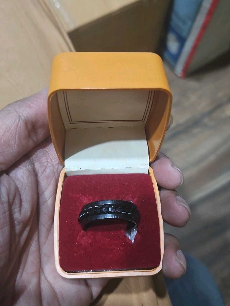 Stylish Black Ring for Men and Women