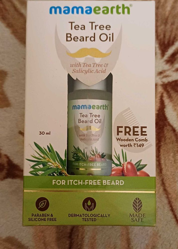 MAMAEARTH TEA TREE BEARD OIL