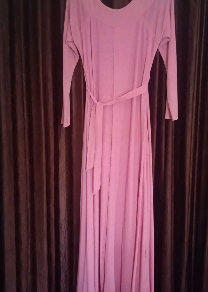 Elegant Pink Maxi Dress