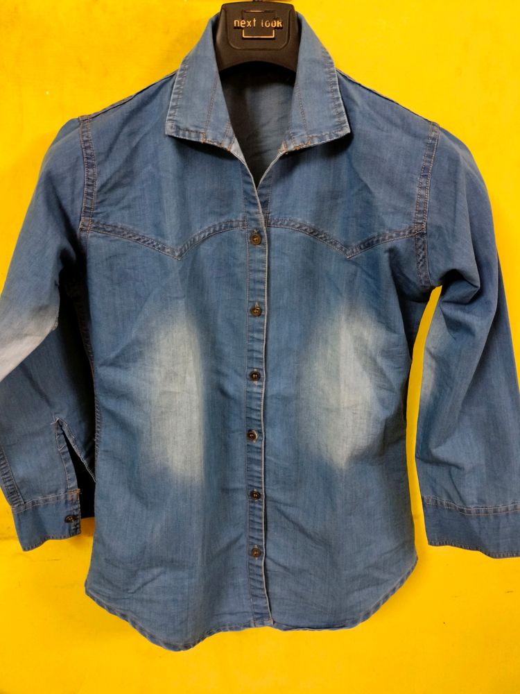 Denim Look Shirt for Women