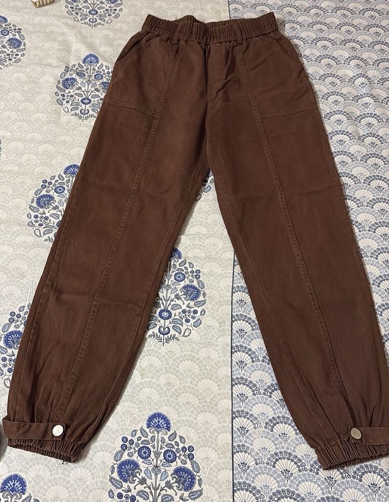 Brown joggers