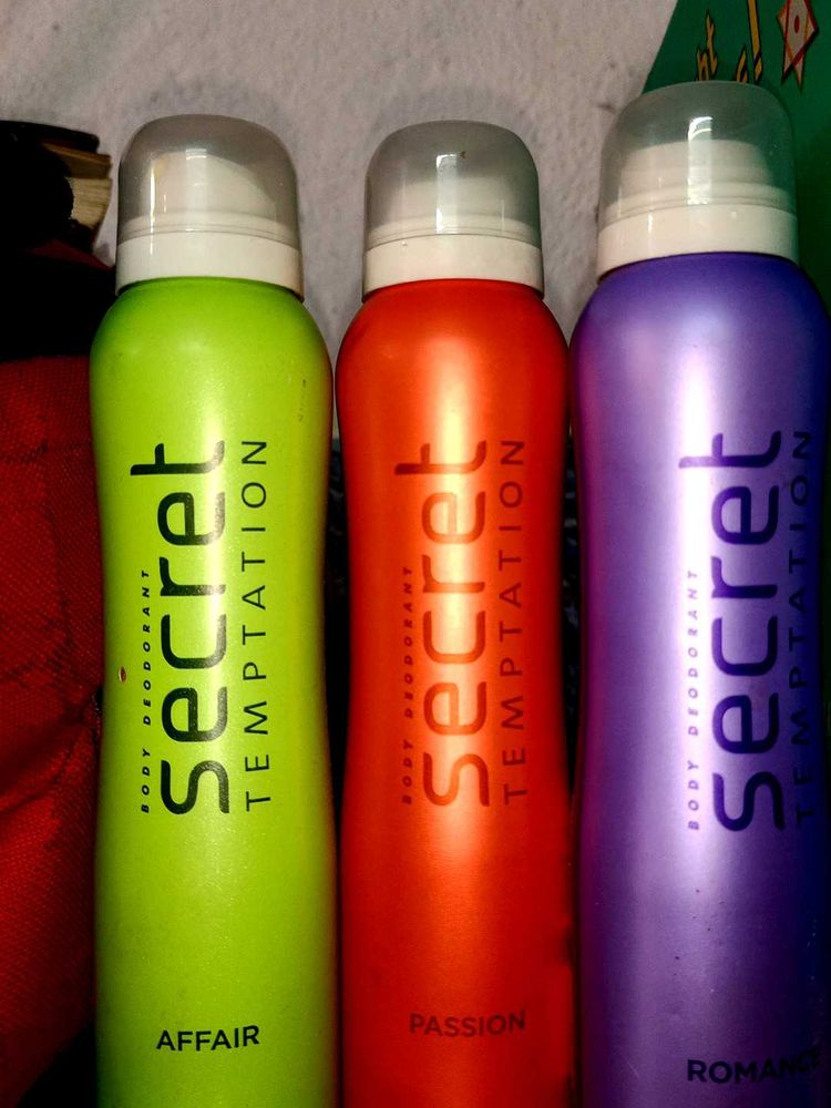 Secret Temptation Body Spray Set Buy 2 Get 1 Offer