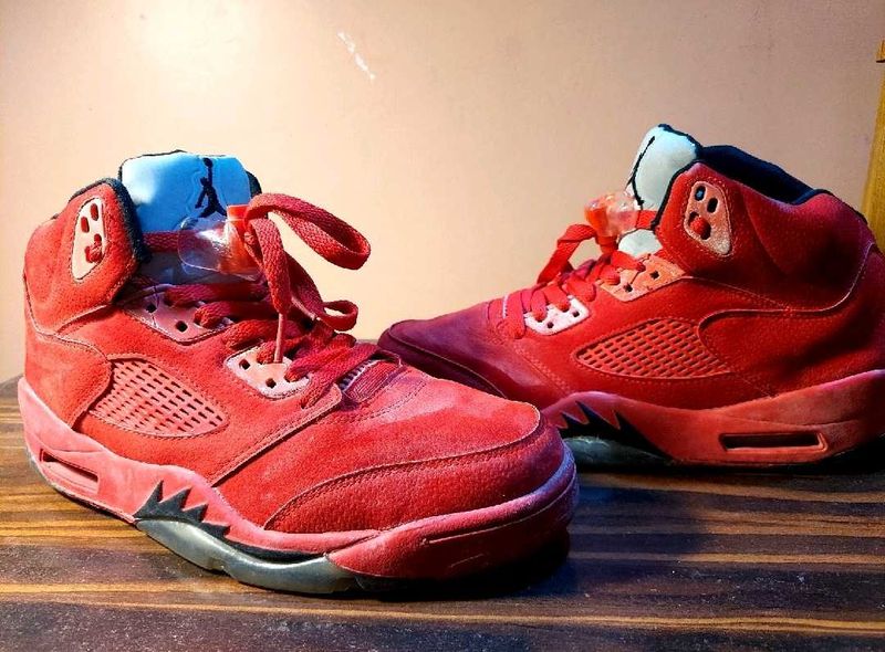 ✨️ Imported Nike Air Jordan Retro 5 Red 1st Copy