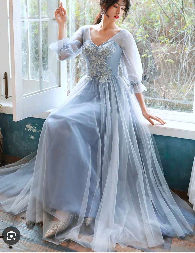 2 Shade Embellished Corset Gown