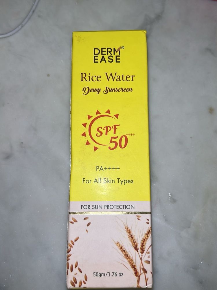 Derm Ease Rice Water Sunscreen