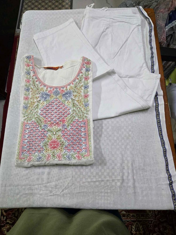 Elegant Embroidered Kurta Set