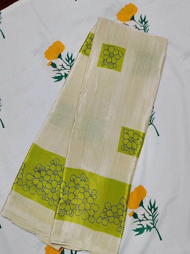 Elegant Floral Saree