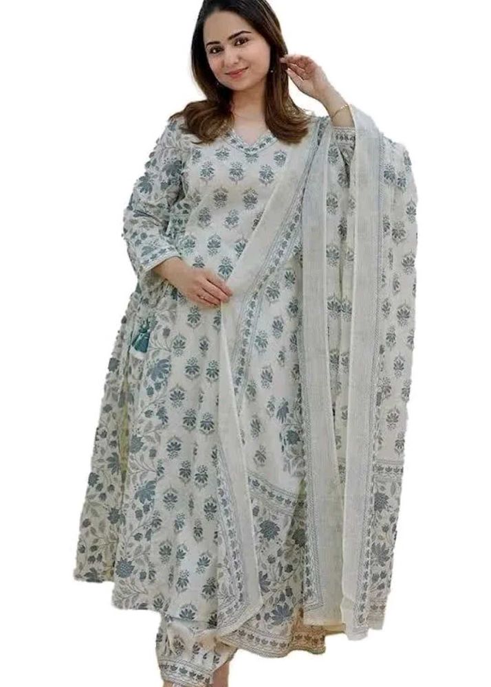 Comfortable Daily Wear Kurta With Harim Pantset