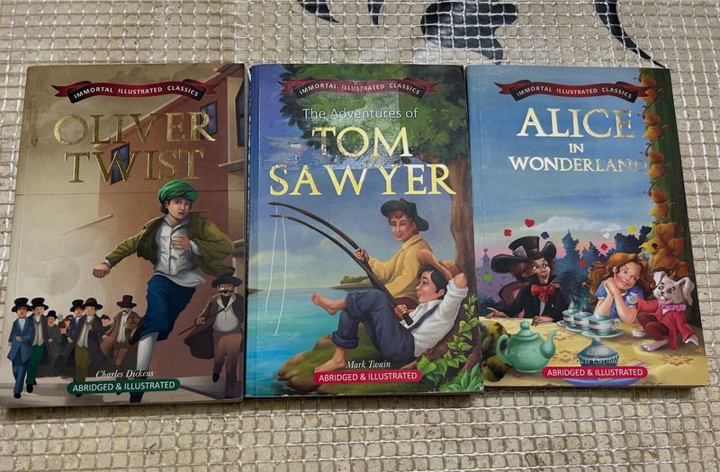 Set of 3 Illustrated Classic Story Books