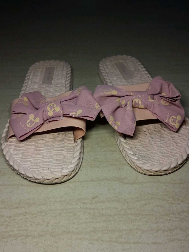 💕 Elegant Bow Flat Slippers