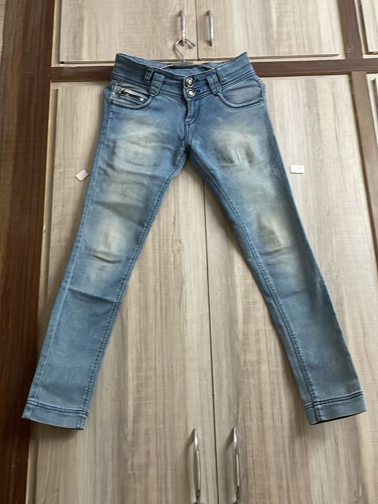Light Wash Denim Jeans