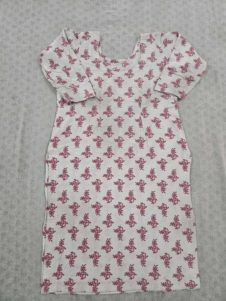Floral Print Kurta