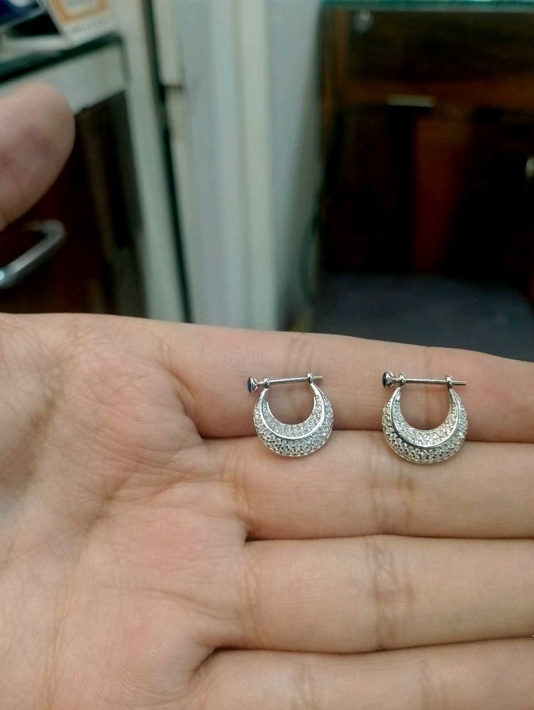 diamond bali pure silver 925 pairs