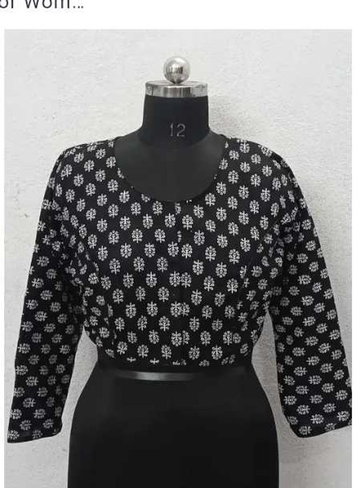 Black Oversized Top For Teens