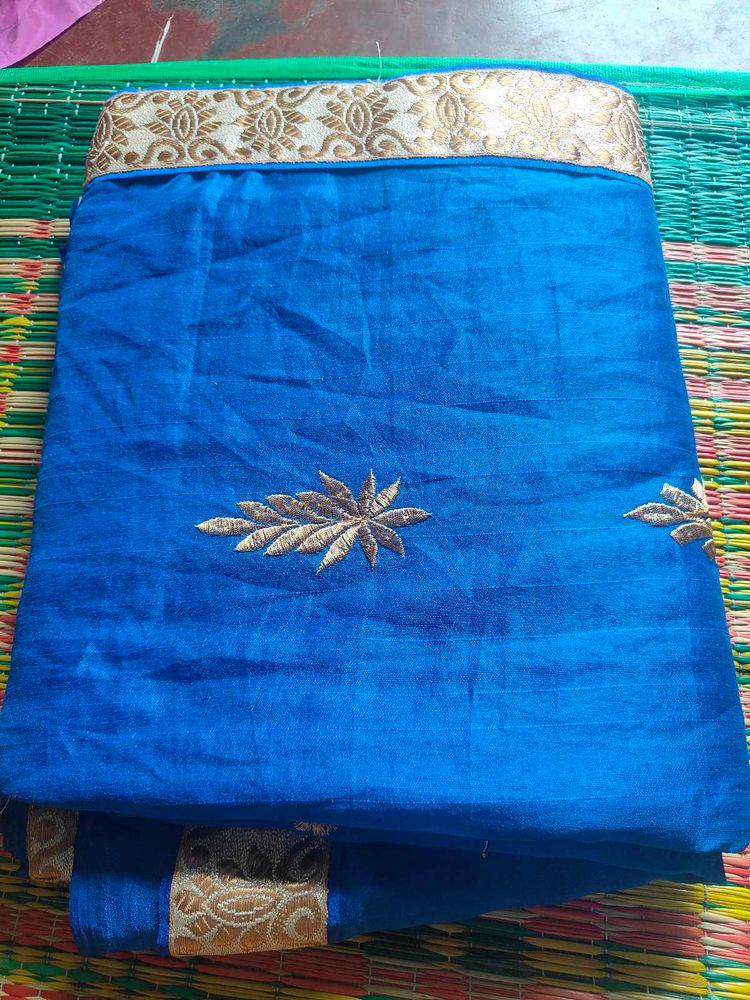 Elegant Blue Saree