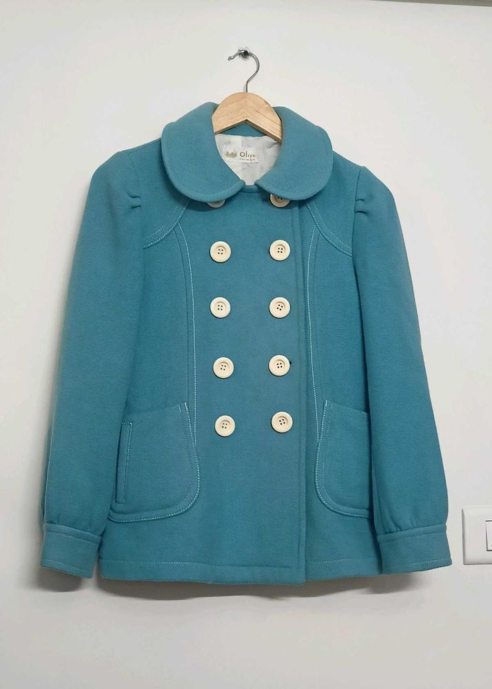 Vintage Style Blue Coat