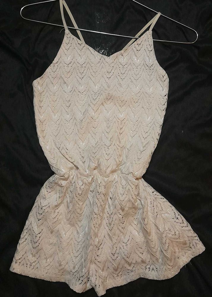 Lace Play Suit(offer Ur Price If U Like It)