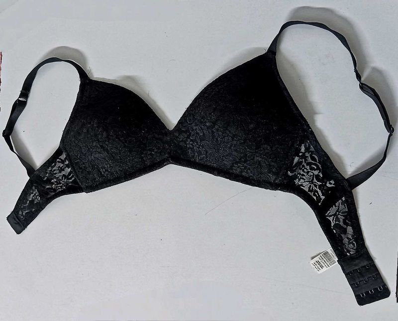 Black Designer Bra