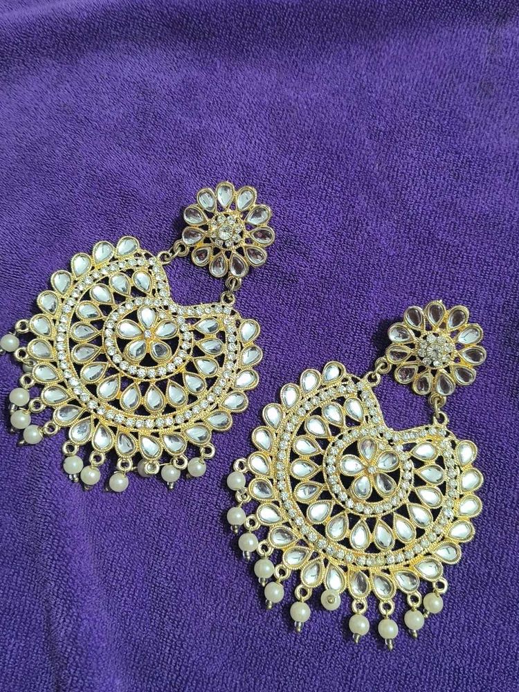 Elegant Kundan Earrings