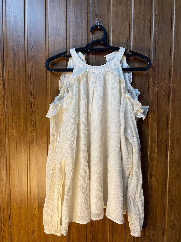 Elegant Cold Shoulder Top