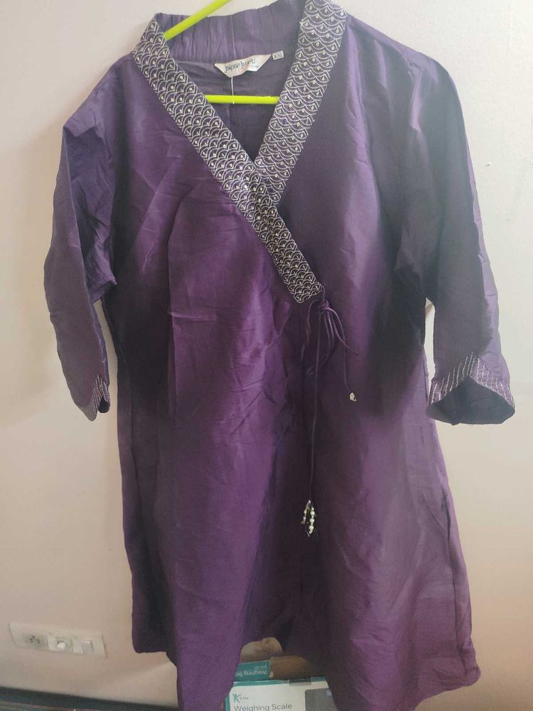 Elegant Purple Kurta