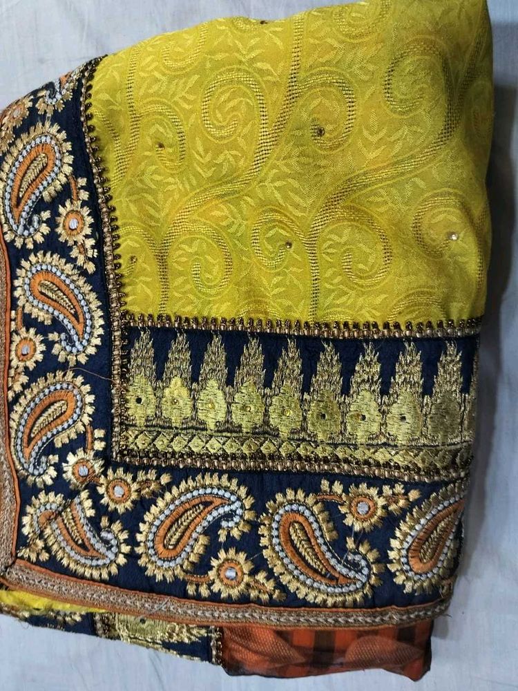 Embroidered Saree