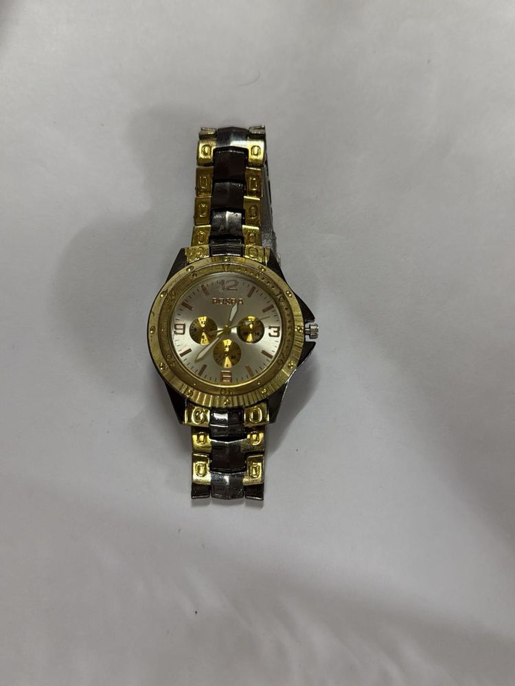 Stylish Two-Tone Watch