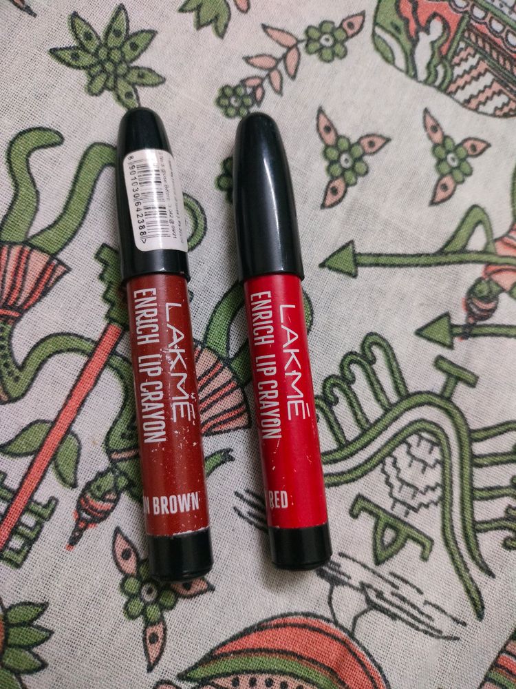 Lakme Enrich Lip Crayons (2 Shades)