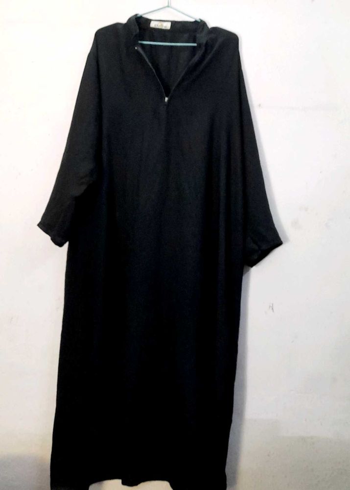 Black Straight Abhaya Abaya Burqa Burkha