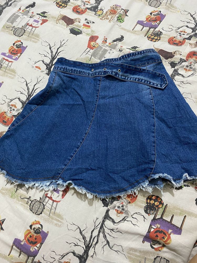 Mini Denim Skirt