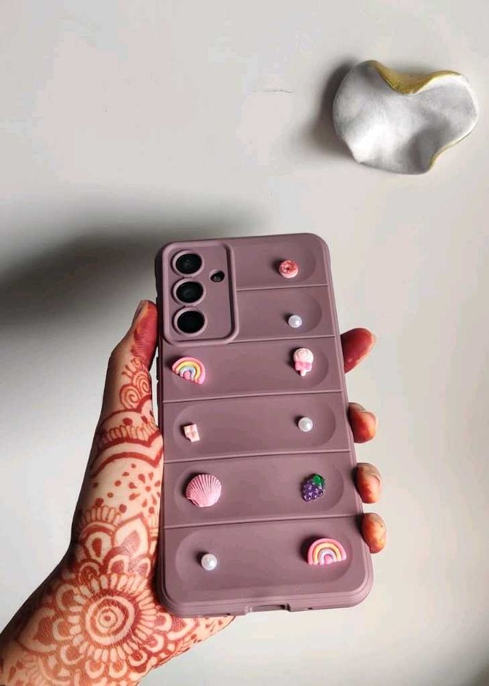 Cute Phone Case with Charms