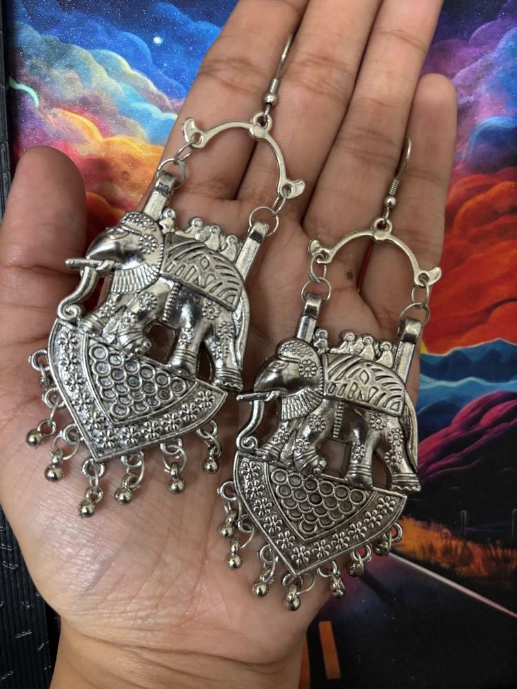 Elephant Dangle Earrings