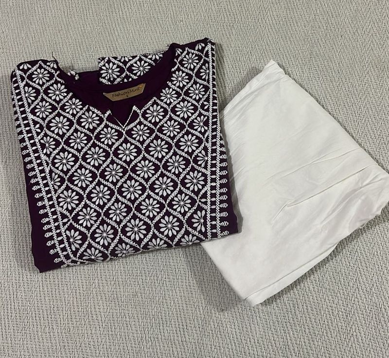 Kurta And Plazo Set