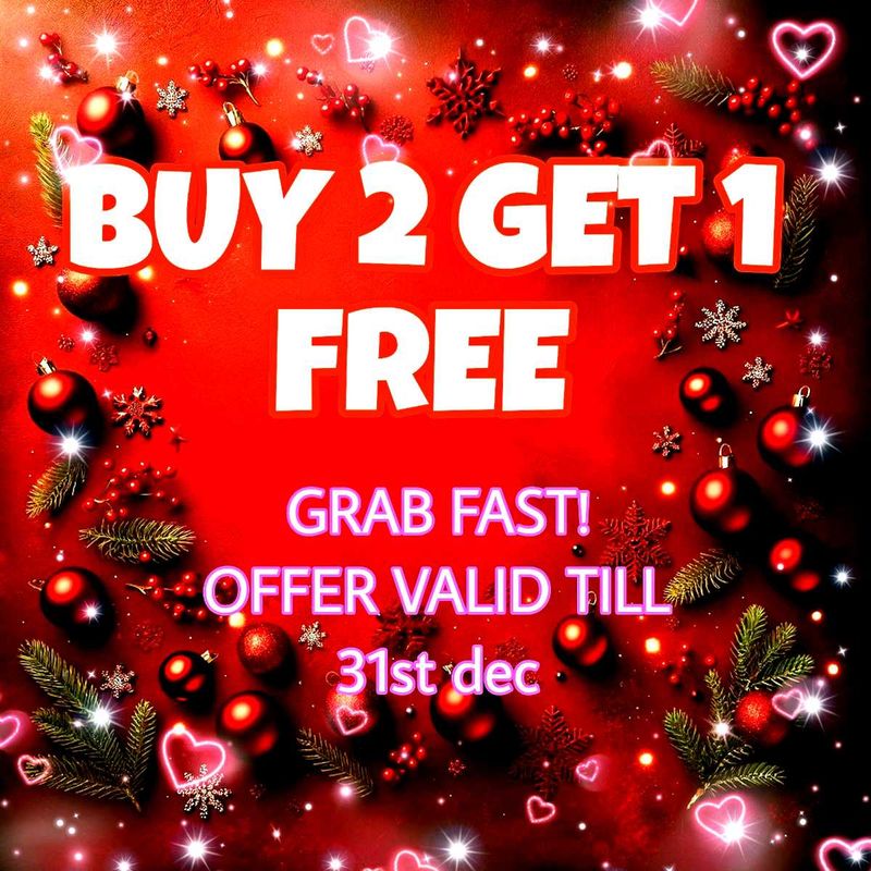 SALE OFFER! BUY 2 GET 1 FREE