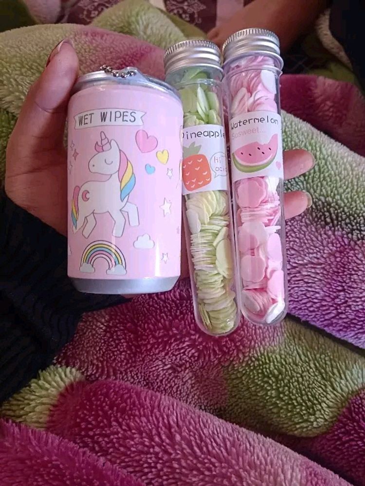 Mini Wet Wipes+ Paper Soap Tune For Travel