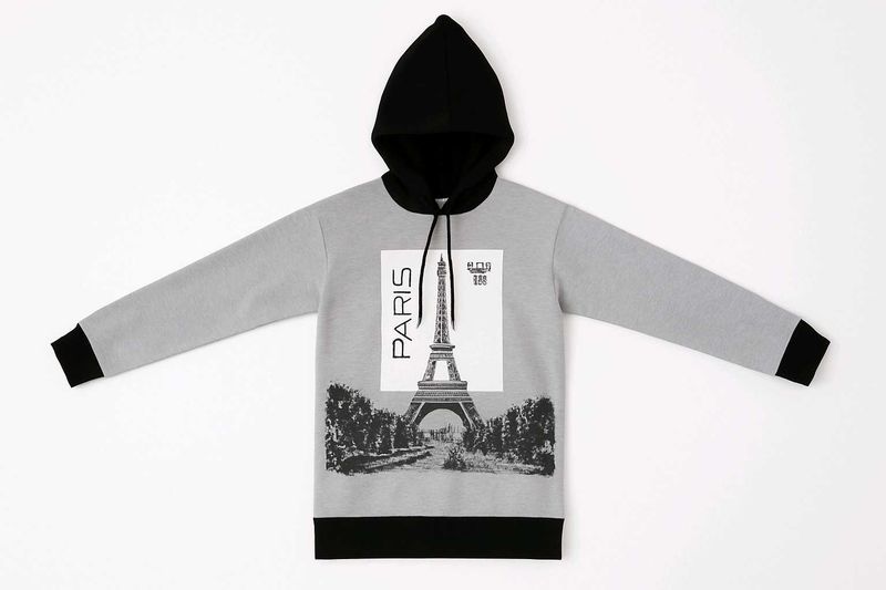Paris Eiffel Tower Graphic Hoodie