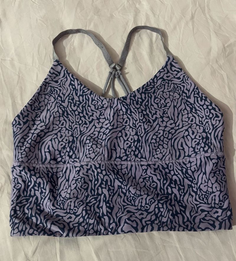Printed Sports Bra