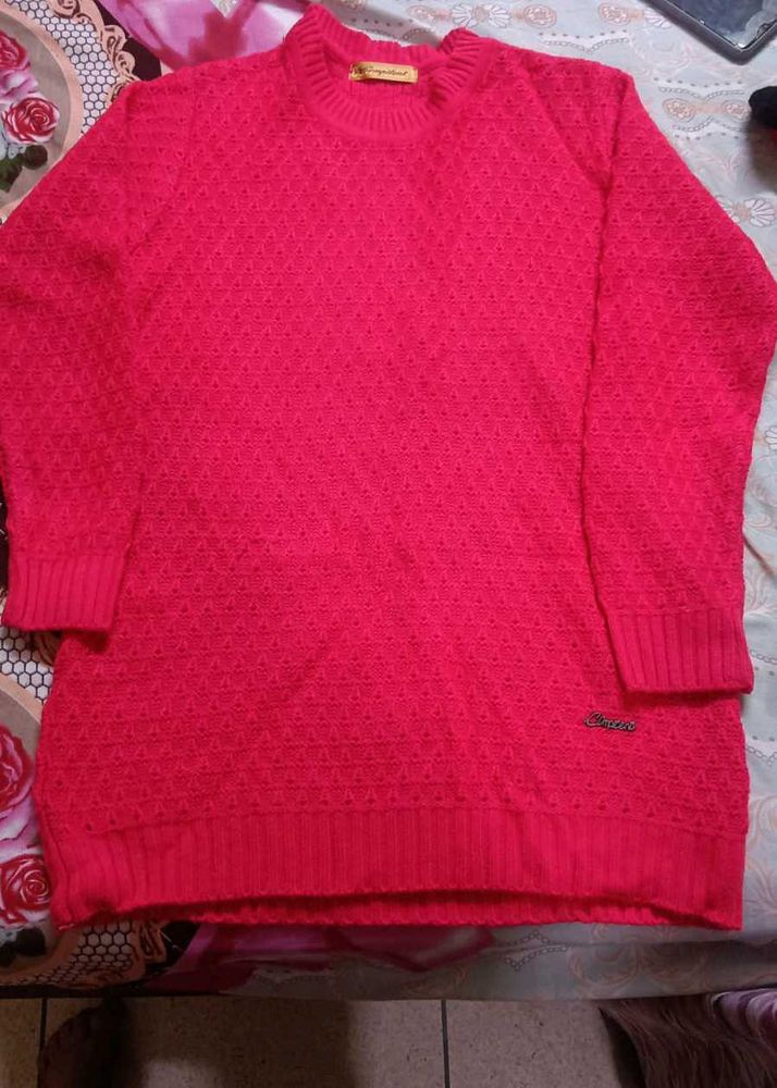 Red Knit Sweater