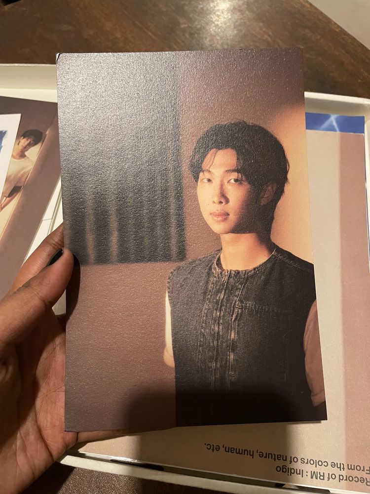 TARGET EXCLUSIVE BTS RM Indigo Postcard
