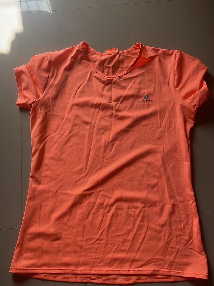 Peach Activewear T-Shirt