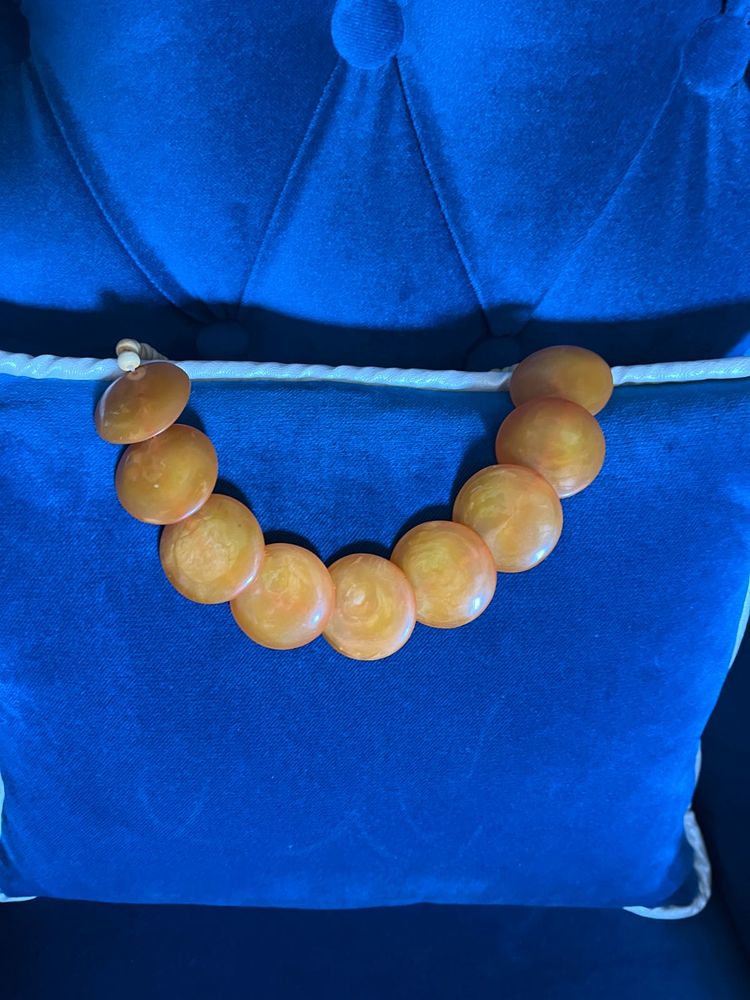Yellow Beads Necklace
