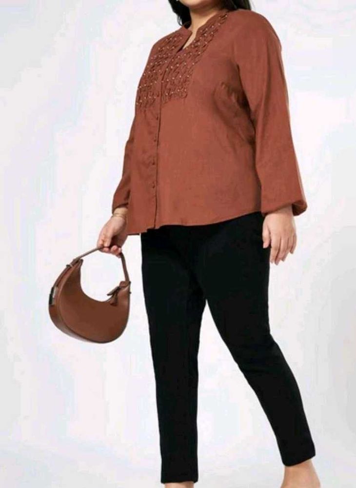 Beautiful Rich Brown Top