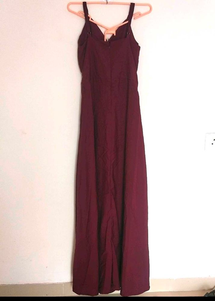 Burgundy Maxi Dress